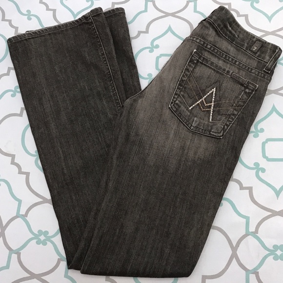 34.5” LONG!💙👖7FAM! A POCKET BROWN👖💙27 3/4 TALL - Picture 7 of 8